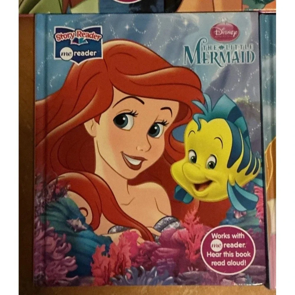 Lot 5 Story Reader Me Reader Disney Princess Aladdin Little Mermaid‎ And 3 More